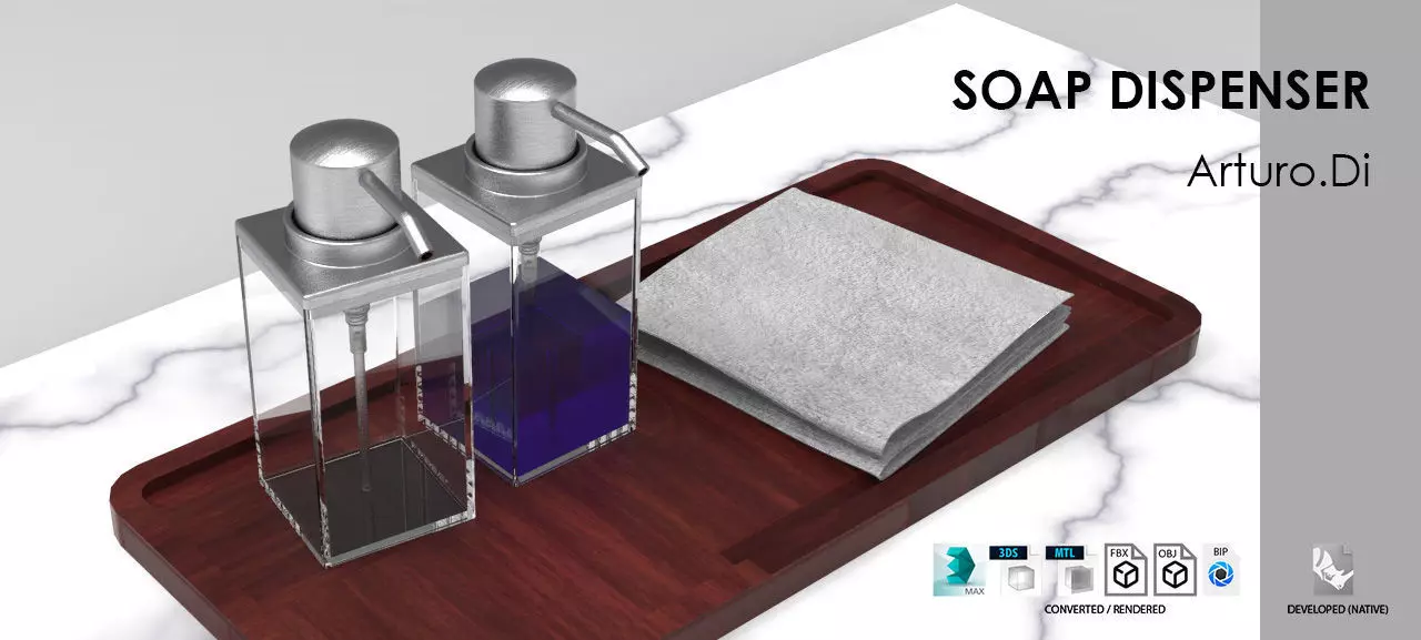 Soap Dispenser 3D model