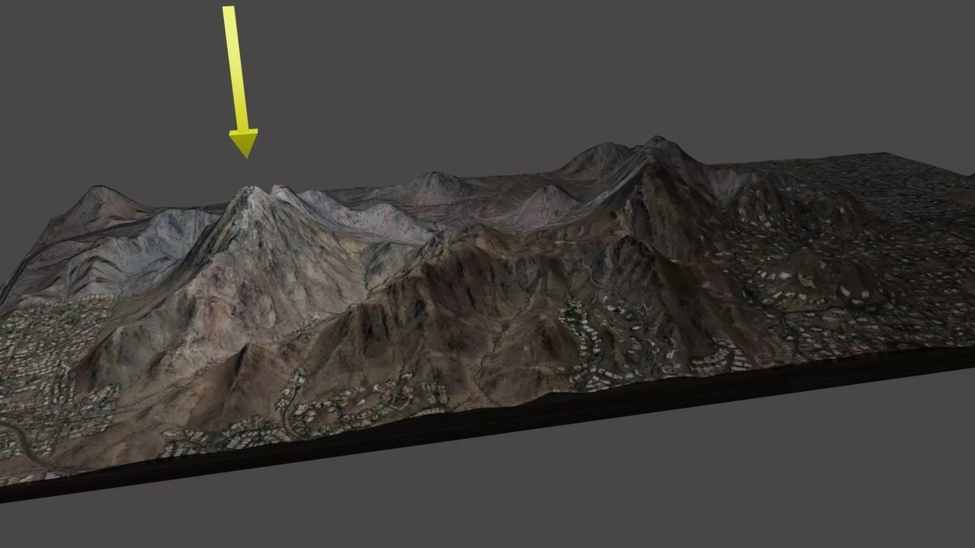 Squaw Peak in Phoenix Arizona 3D model_0