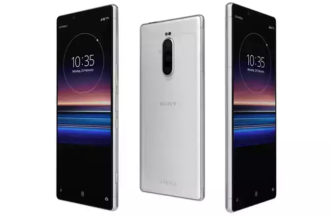 Sony Xperia 1 White 3D model