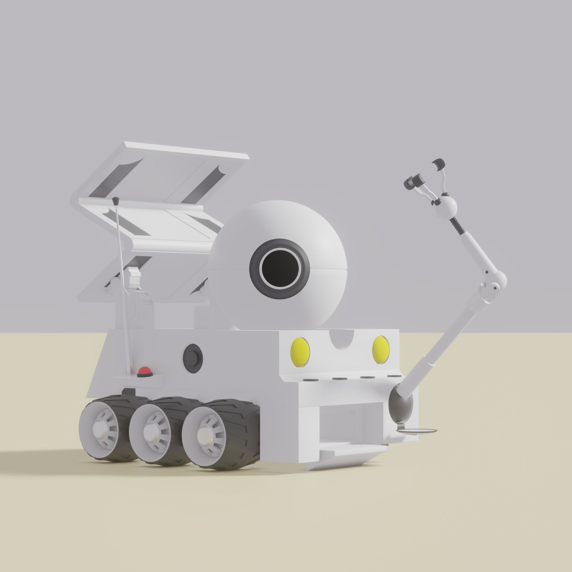 Planet 51 Rover 3D model_4