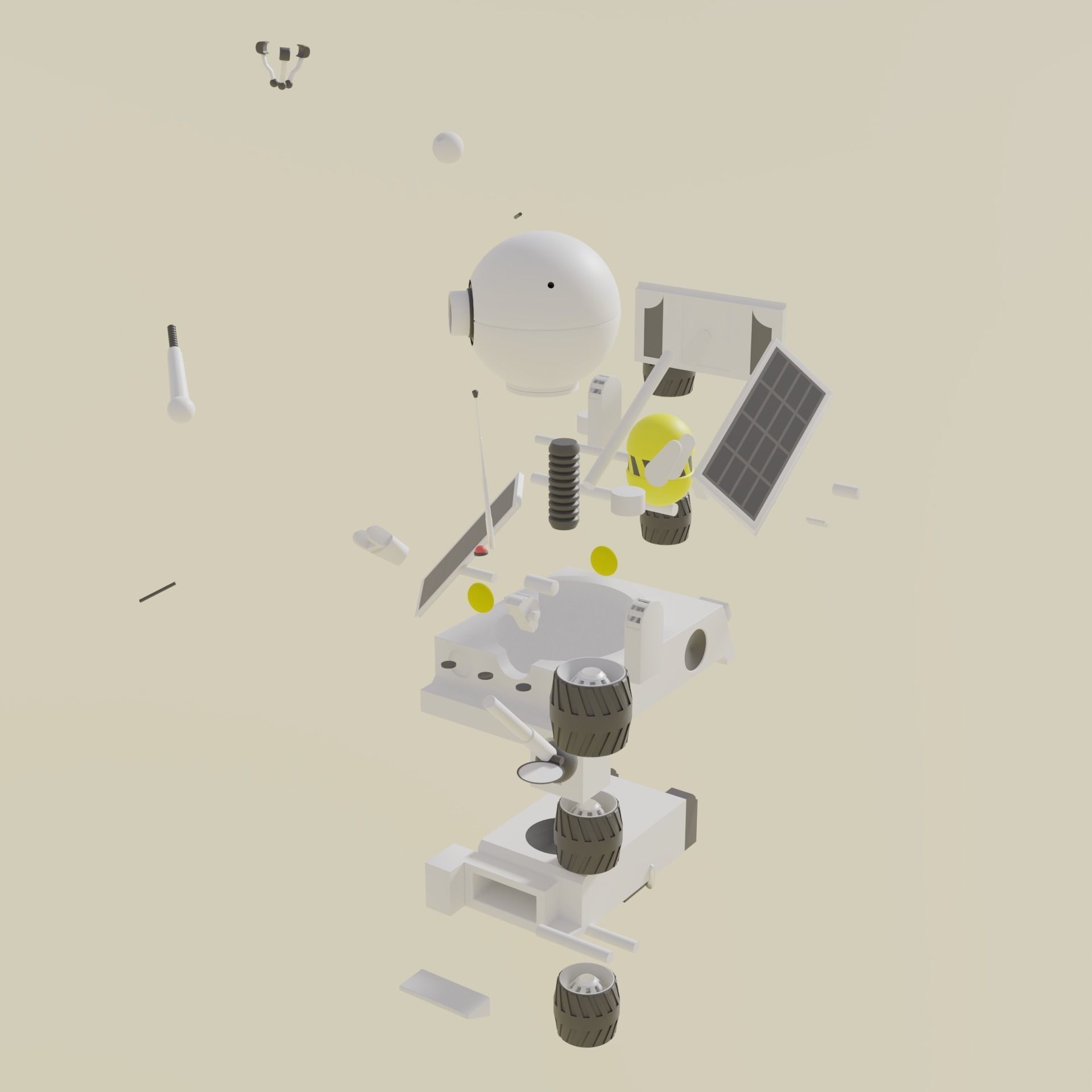 Planet 51 Rover 3D model_9