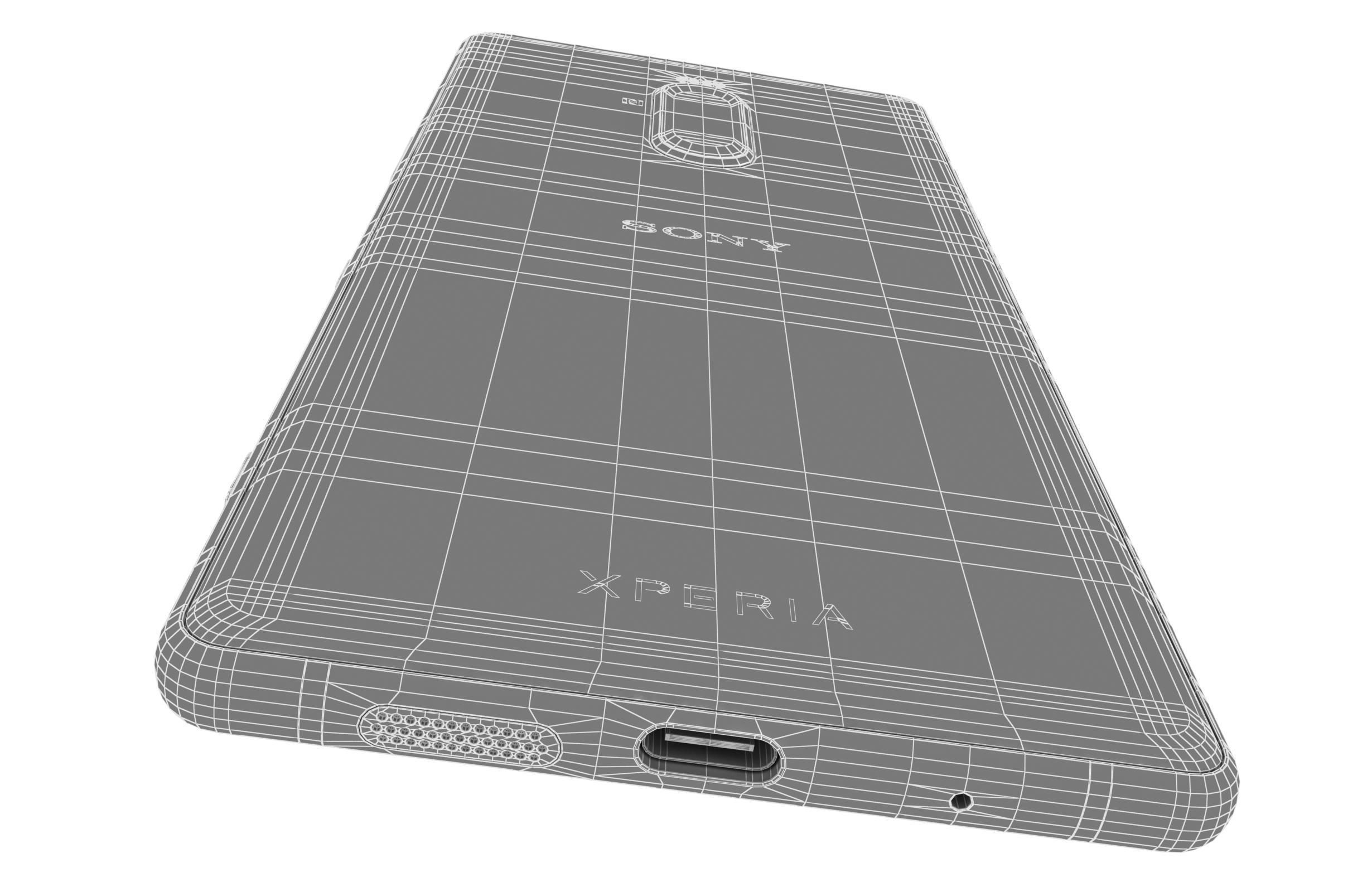 Sony Xperia 1 All Colors 3D model_22