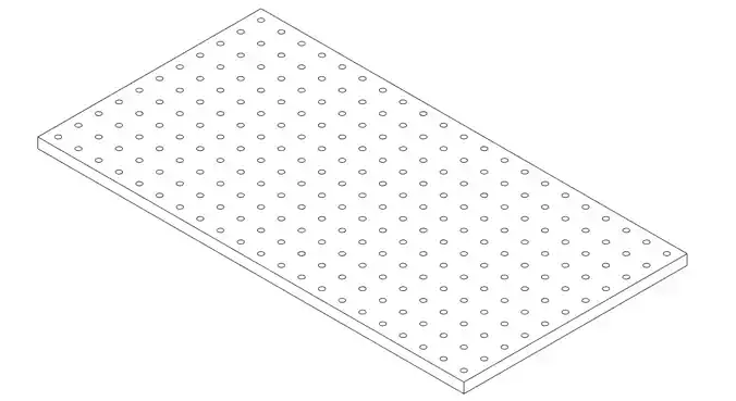Cnc router table fixture plate