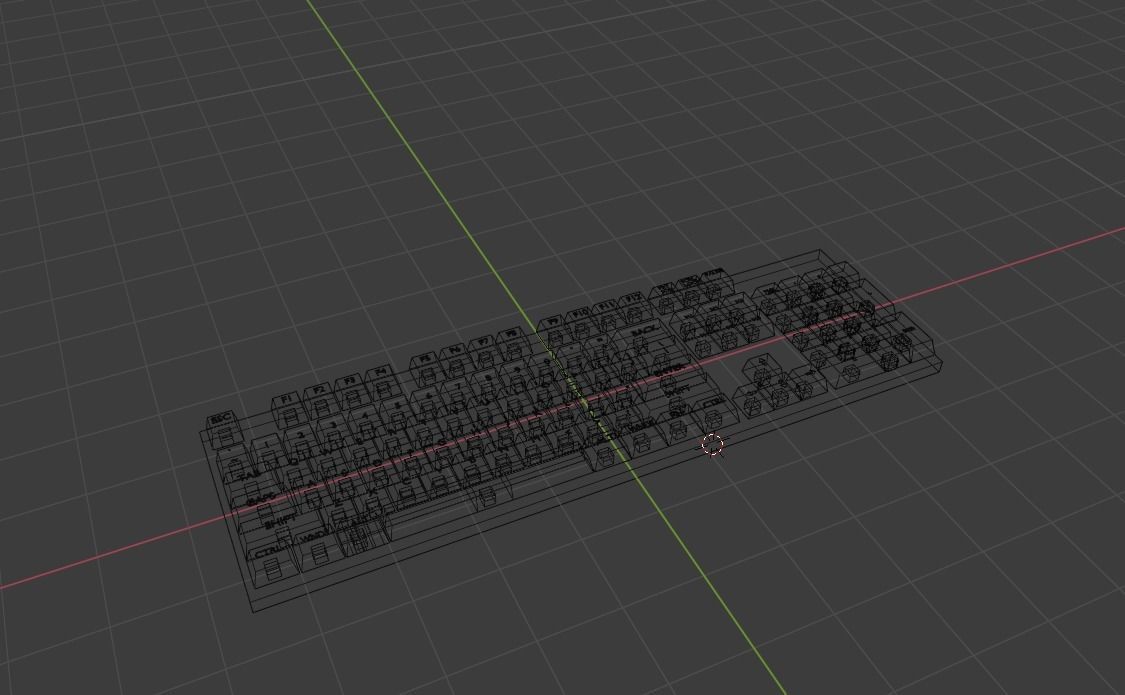 Rgb Keyboard Free 3D model_4
