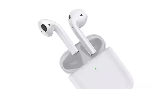 AirPods 2 generation 3Dmodel 3D model 3D model
