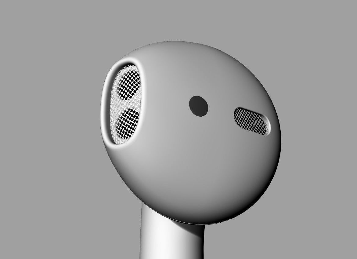 AirPods 2 generation 3Dmodel 3D model 3D model_8
