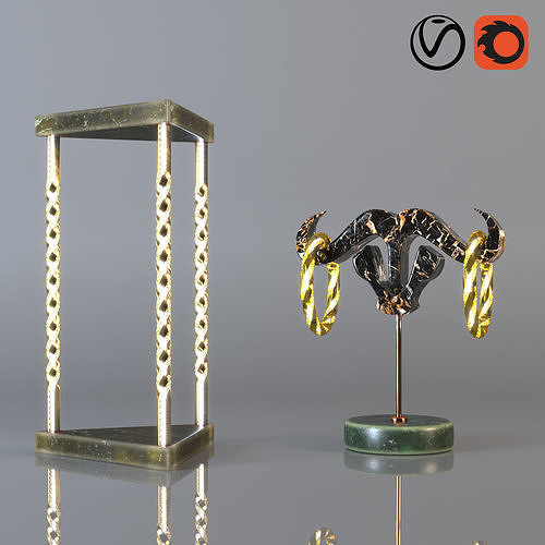 Table Lmap Set M7 3D model
