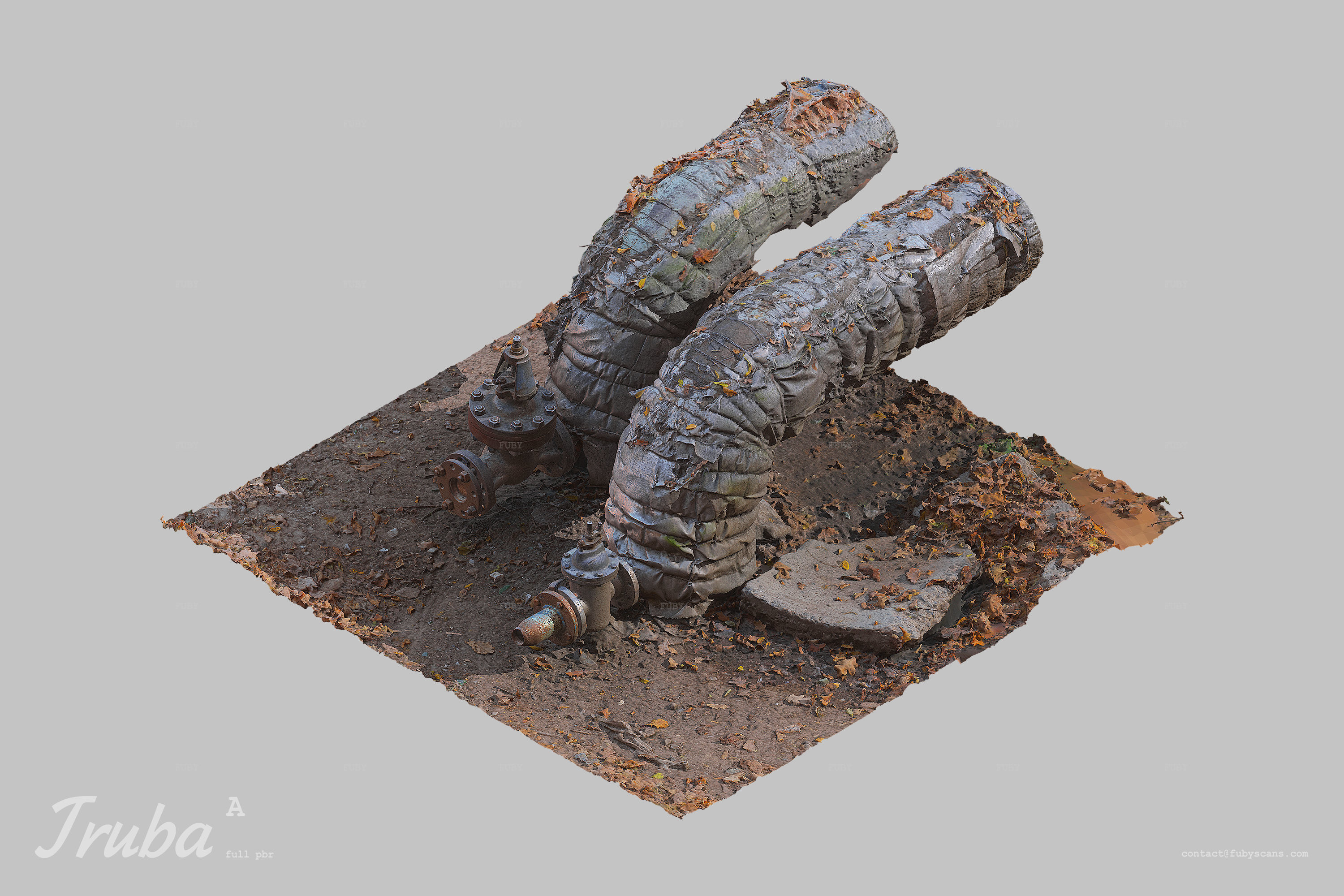 Truba A Pipe Scan 3D model_3