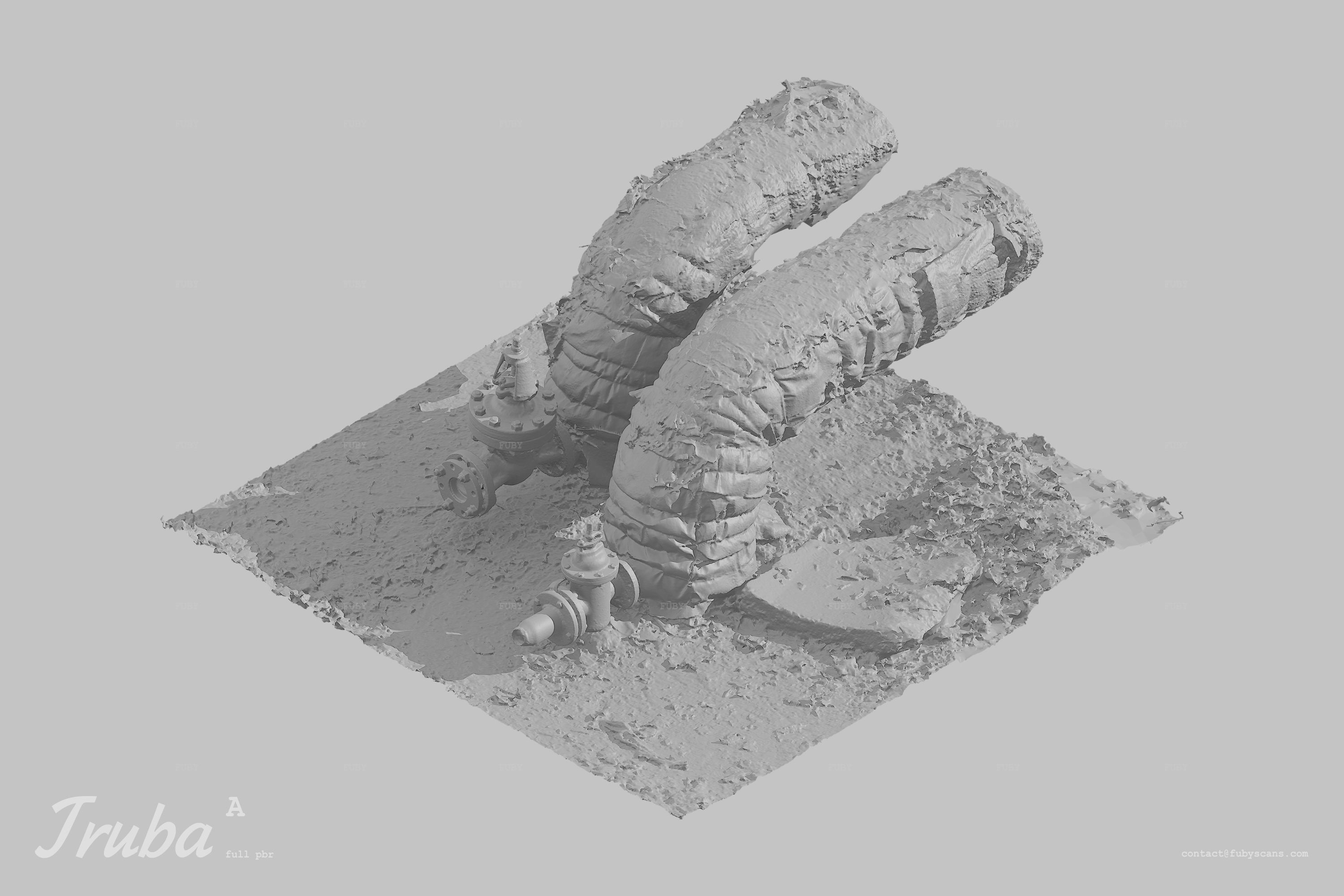 Truba A Pipe Scan 3D model_4