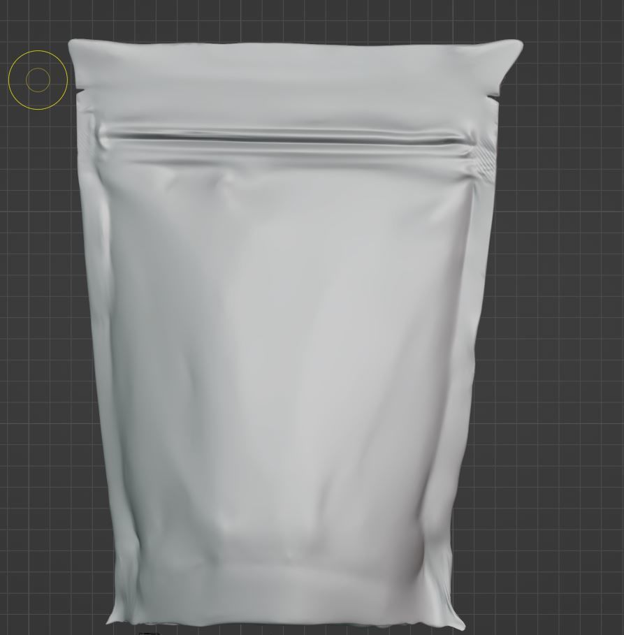 Zipper Pouch Packaging 3D model_11