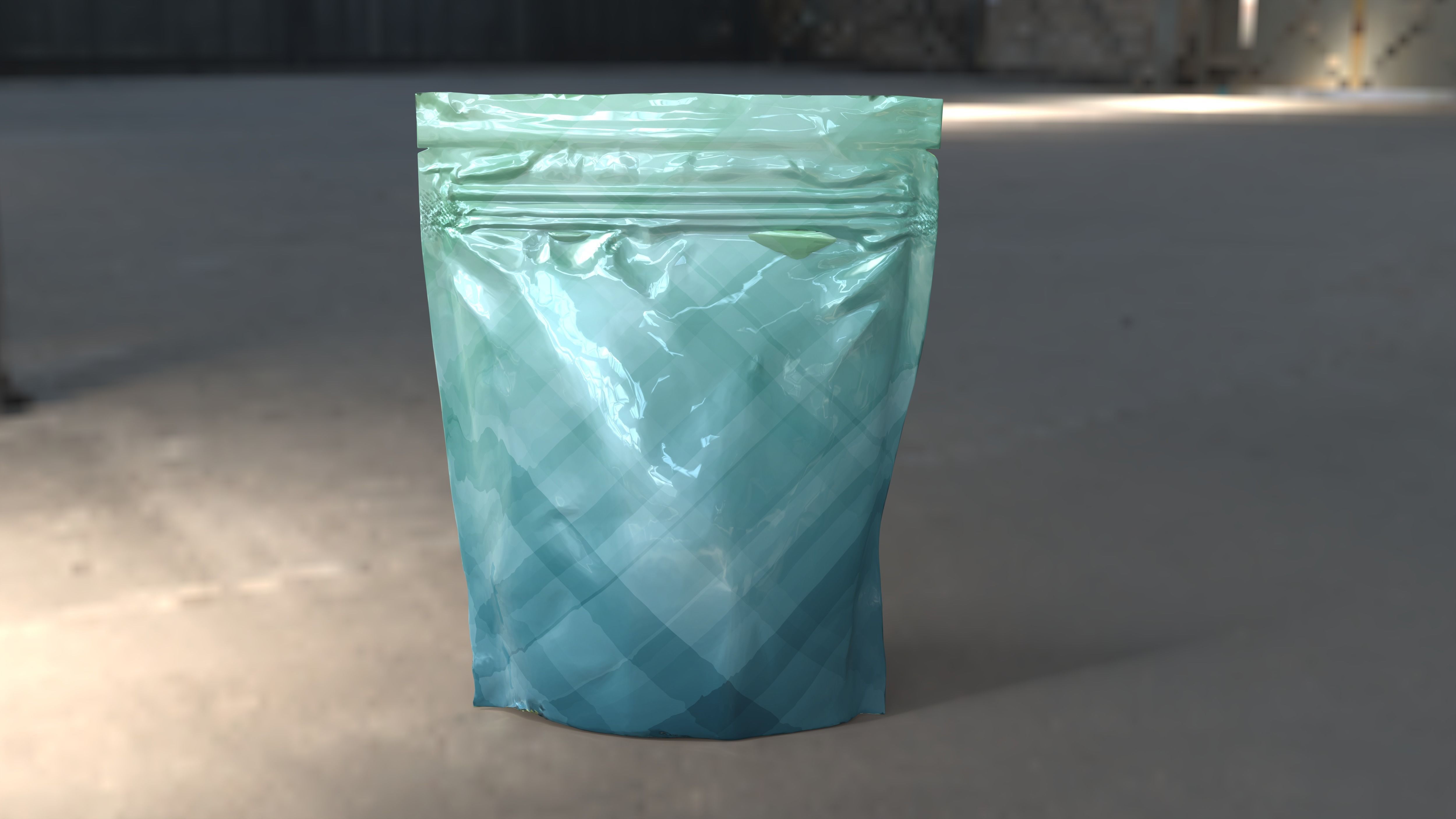 Zipper Pouch Packaging 3D model_1