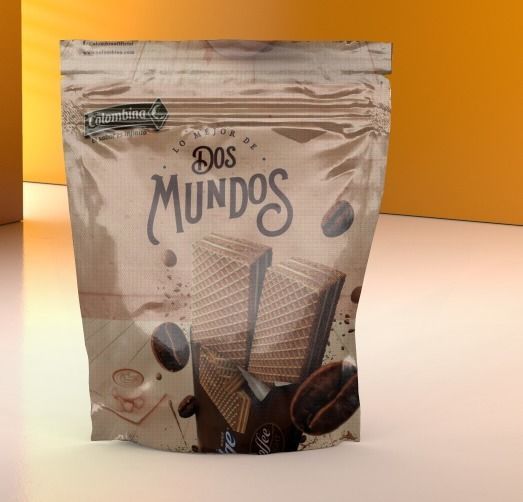 Zipper Pouch Packaging 3D model_2