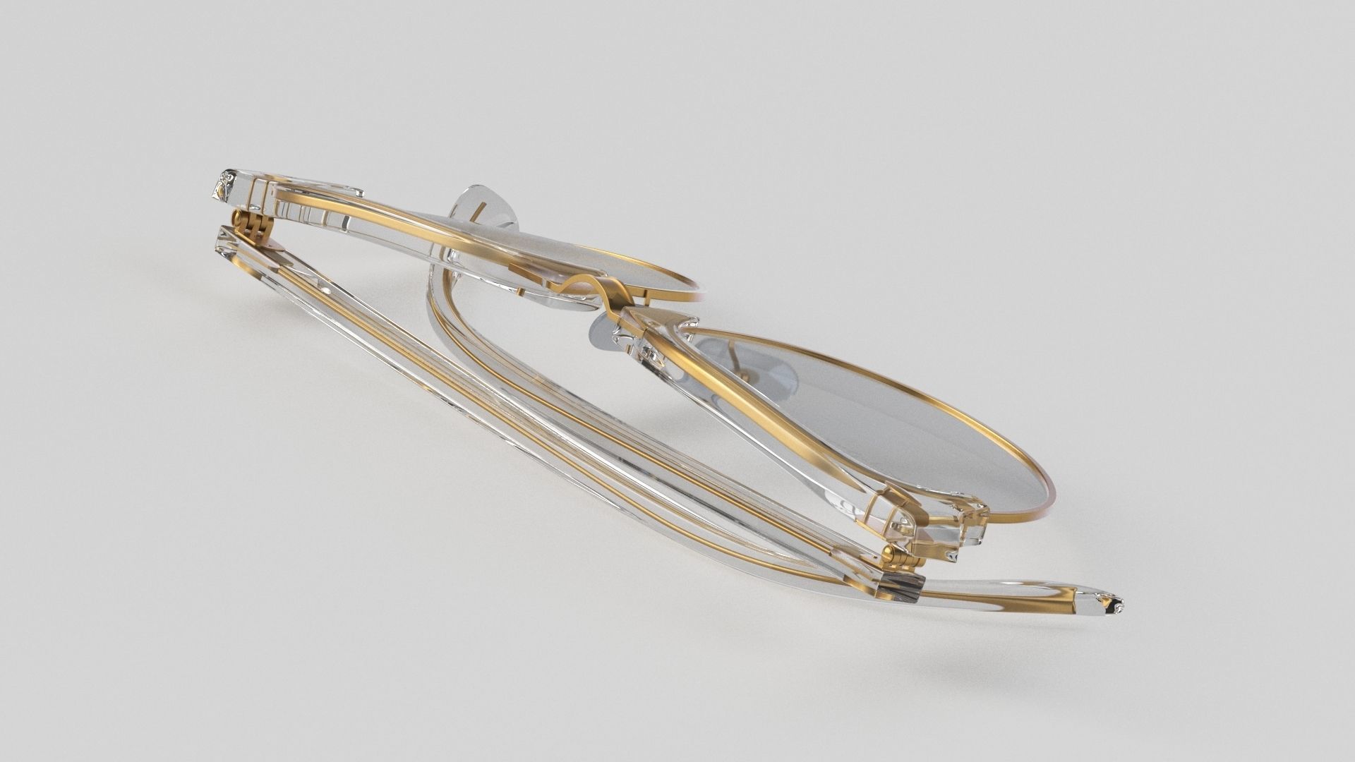 Ray-Ban eyeglasses RB5154 Single Transparent Close 3D model_26