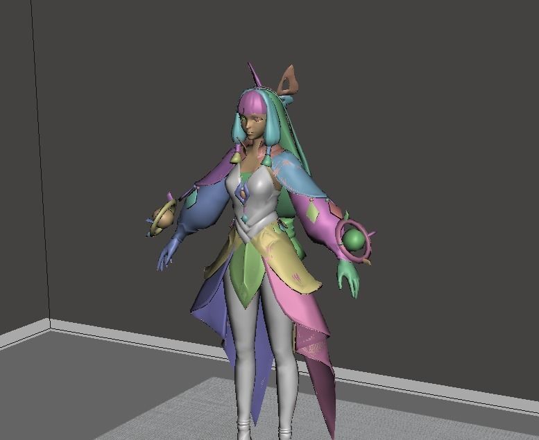 mlbb guinevere obj fbx 3D print model_1