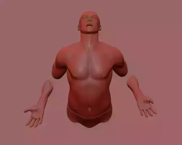 3D print Sculpture human body