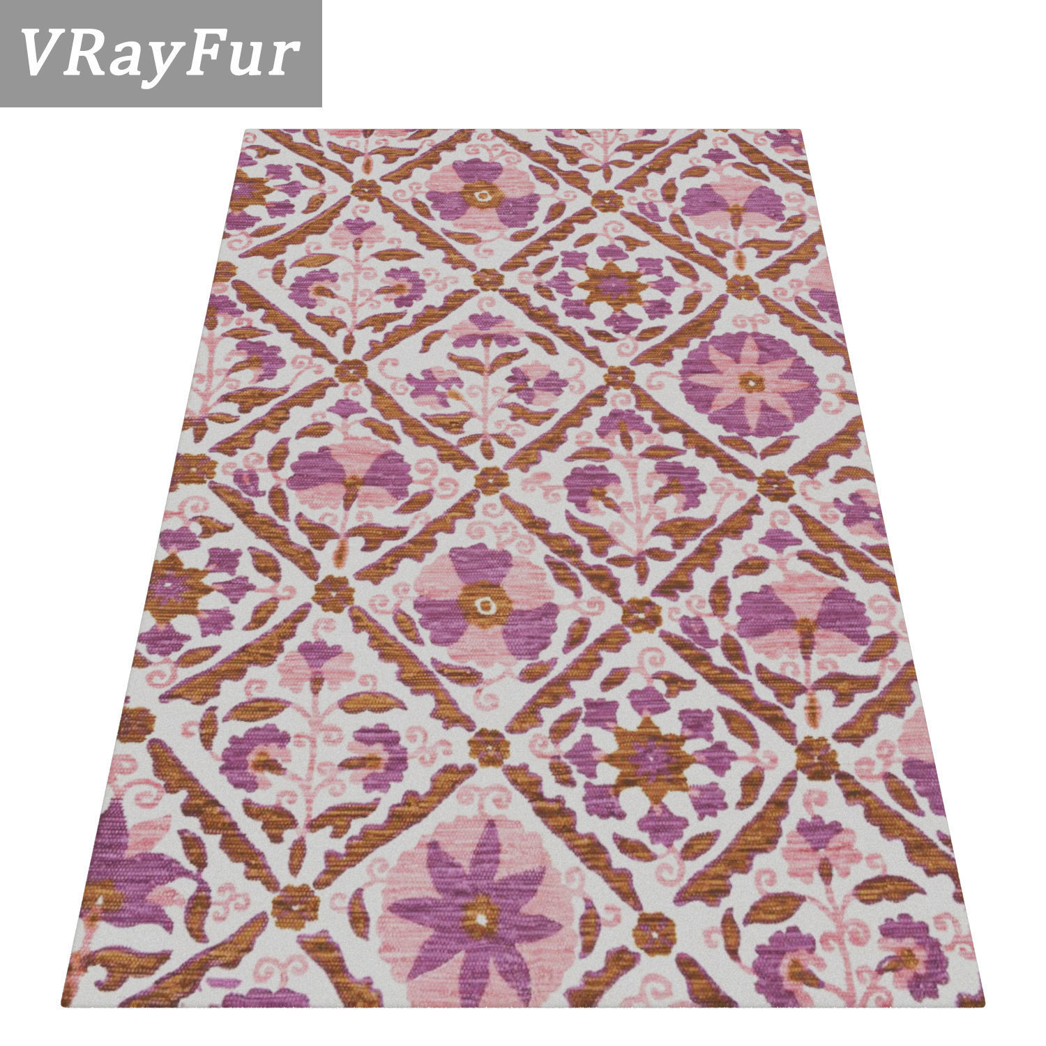 Rug Set 1173 3D model_2