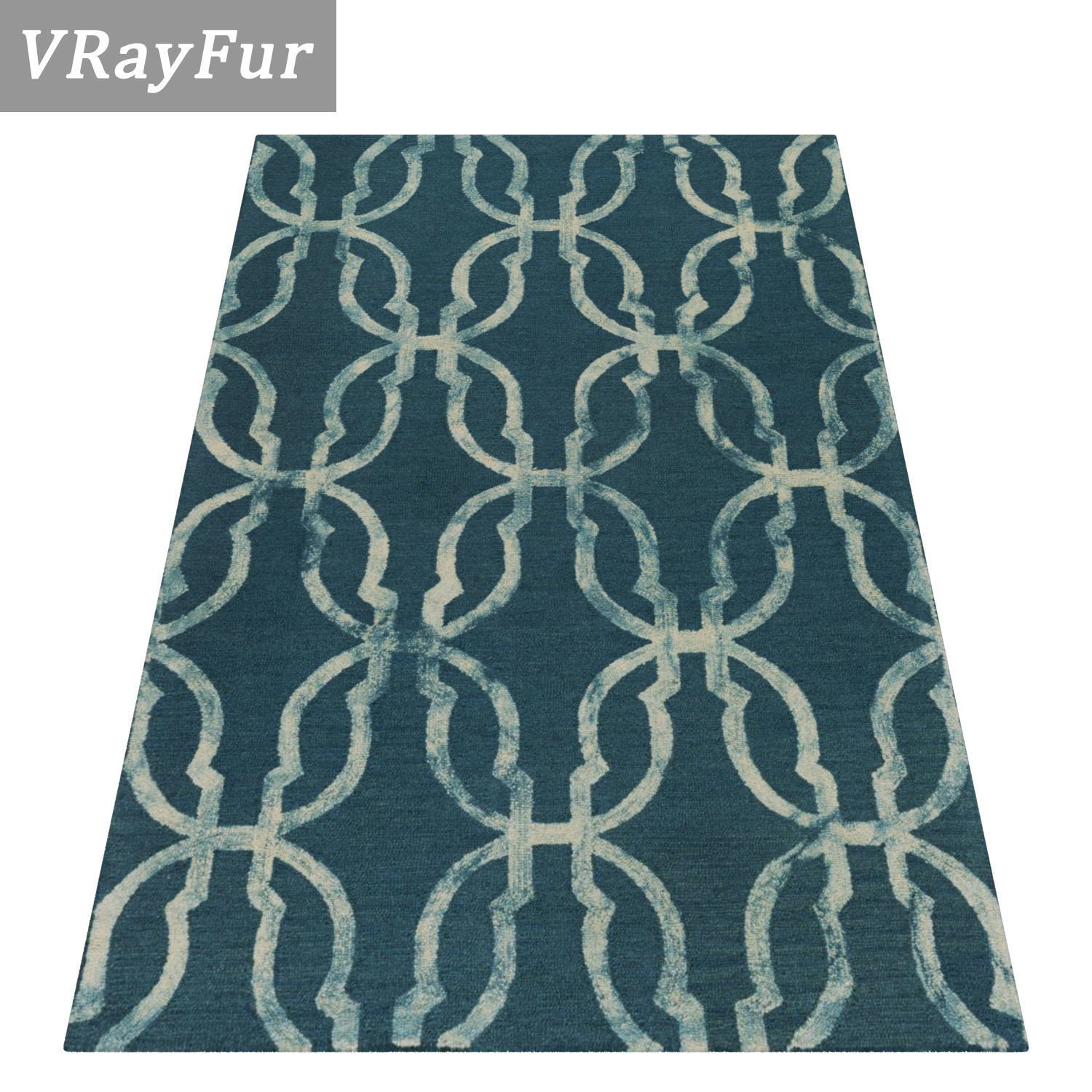 Rug Set 1176 3D model_2
