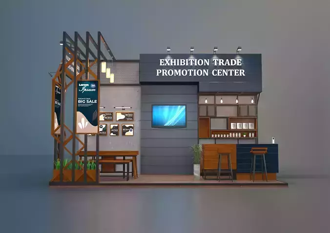 EXHIBITION STAND KMN 18 sqm