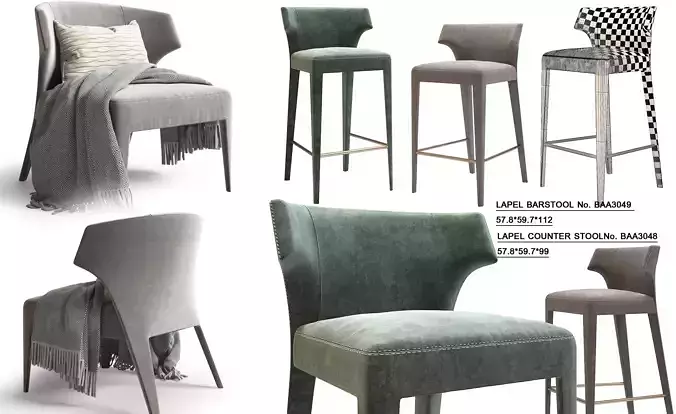 BAKER  LAPEL   3 in 1 