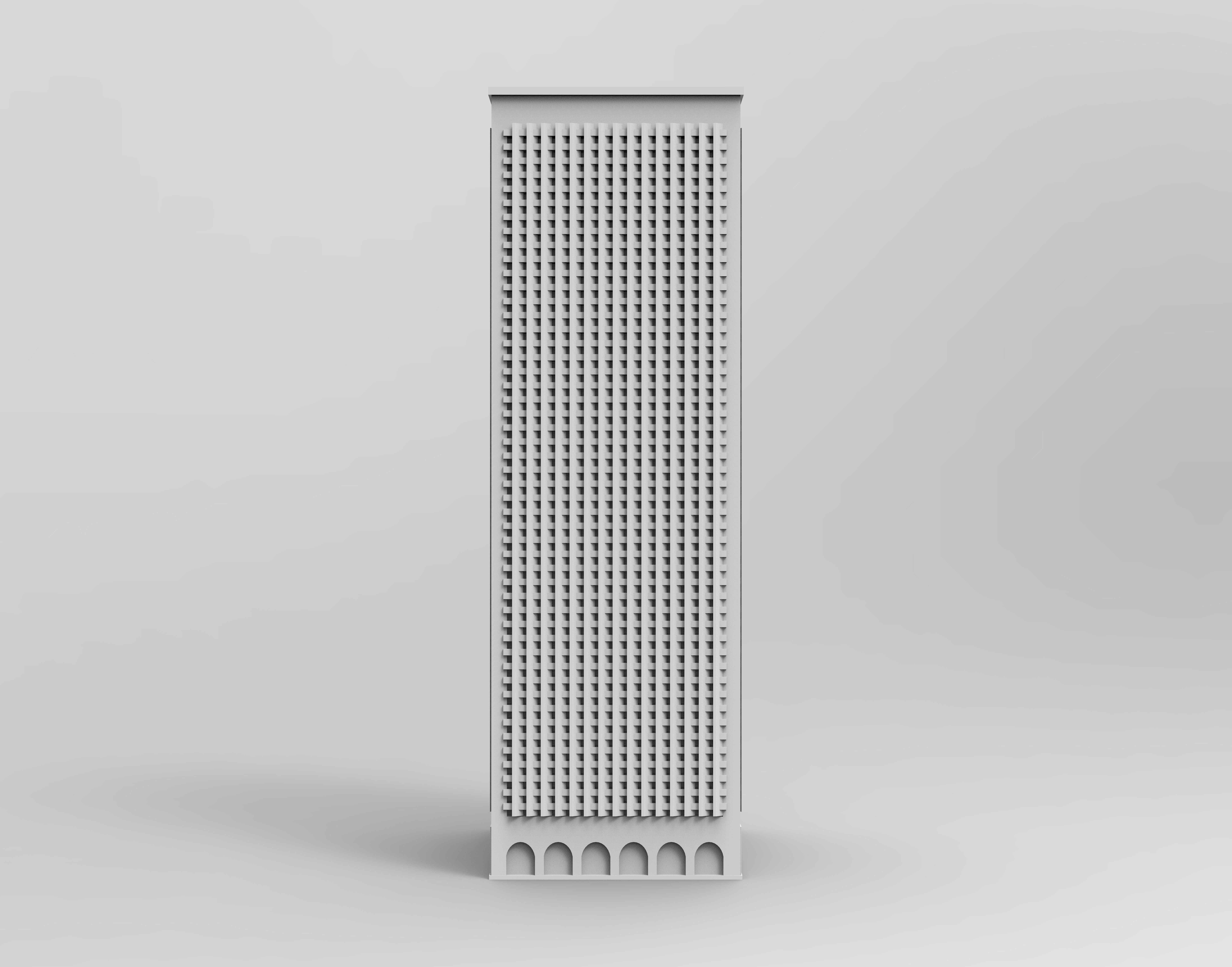 Building package Low-poly 3D model_2