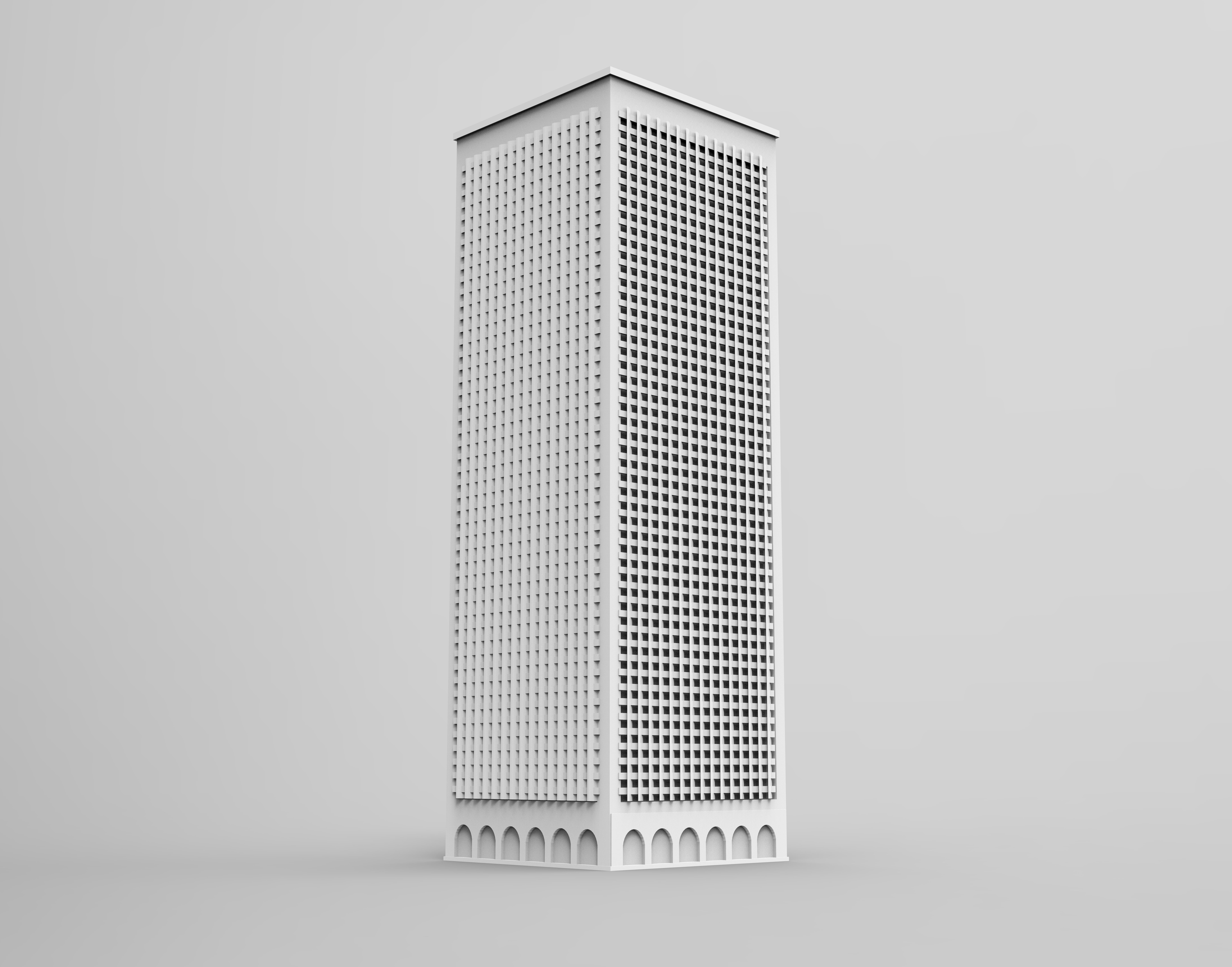 Building package Low-poly 3D model_3