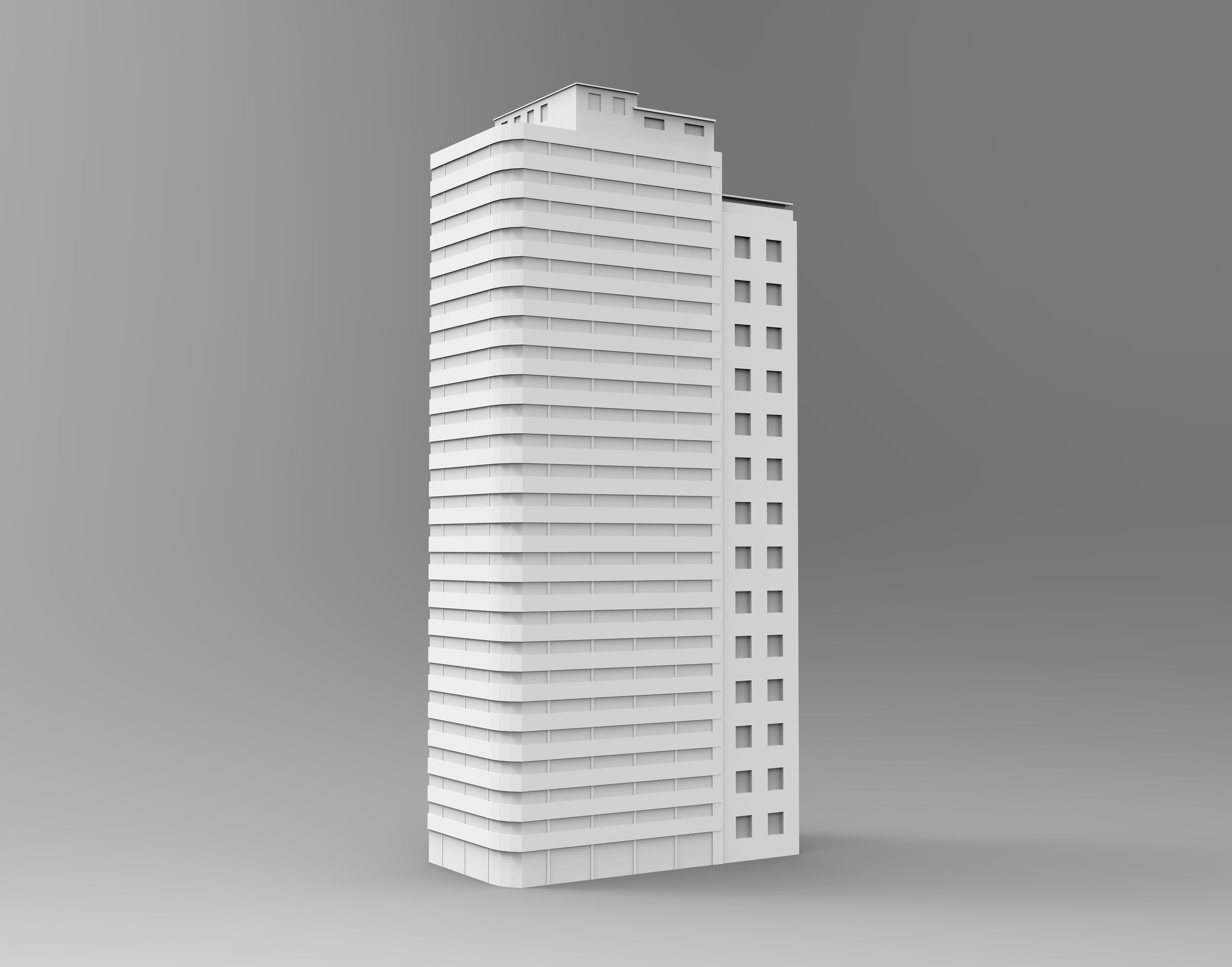 Building package Low-poly 3D model_7