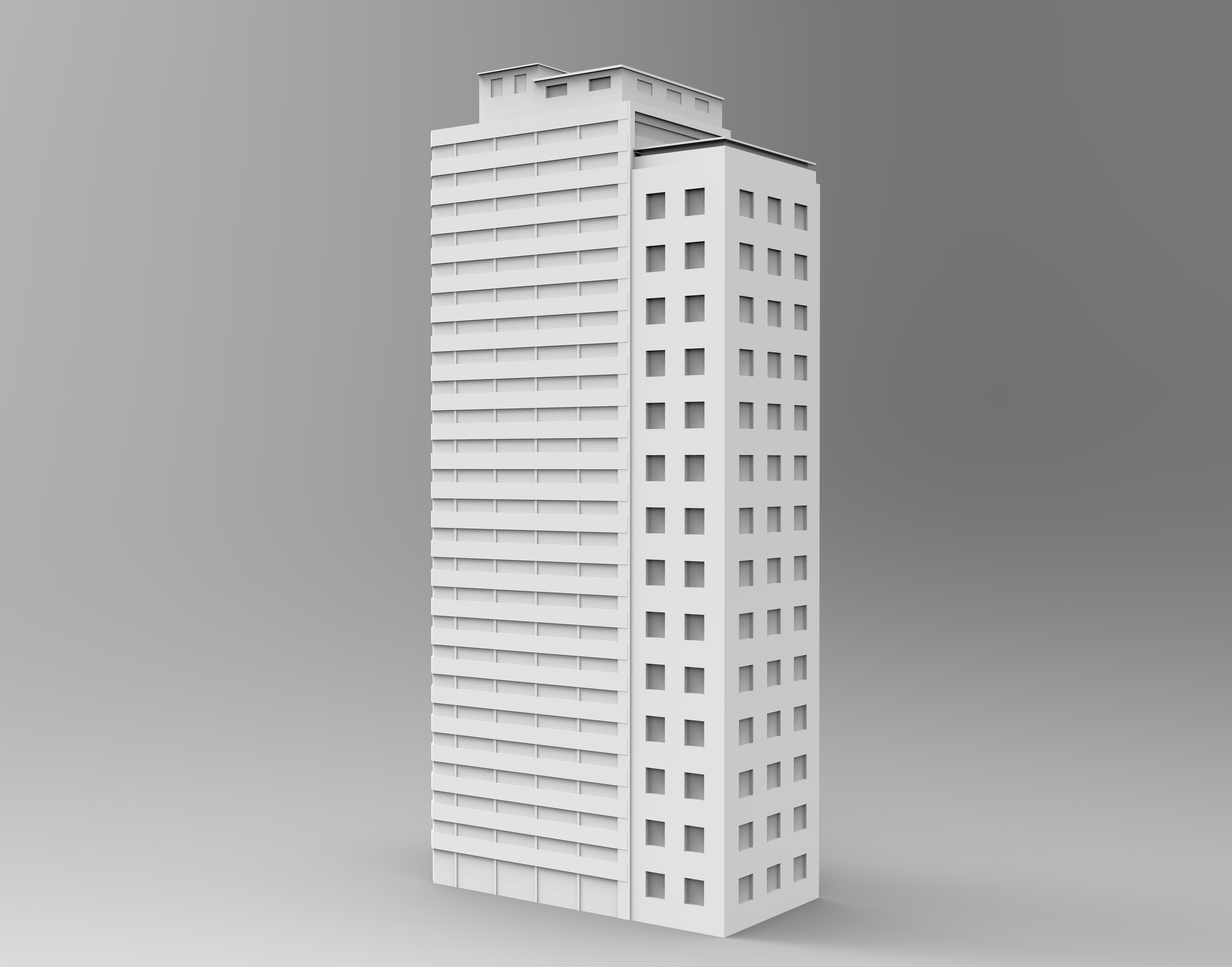 Building package Low-poly 3D model_6