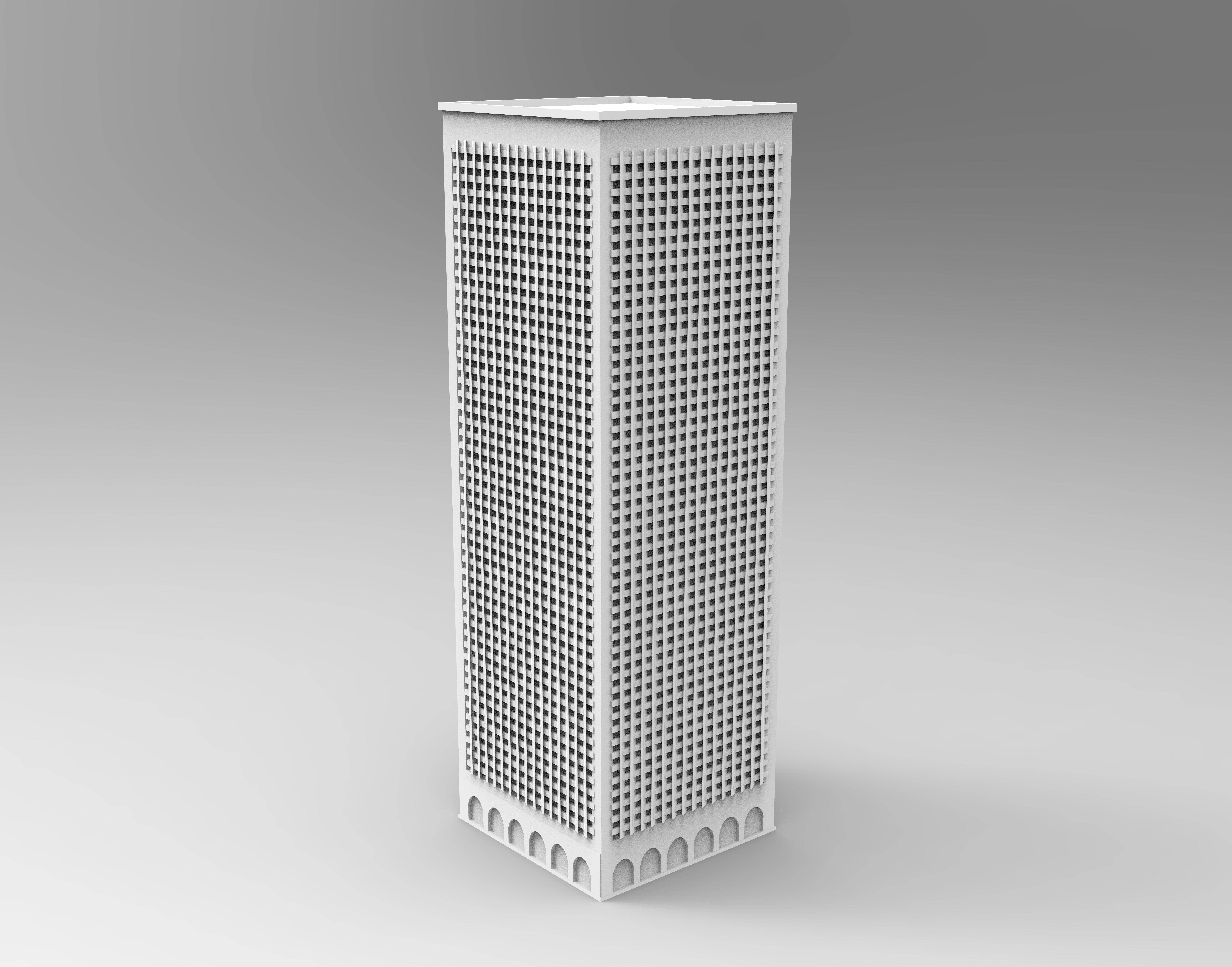 Building package Low-poly 3D model_1