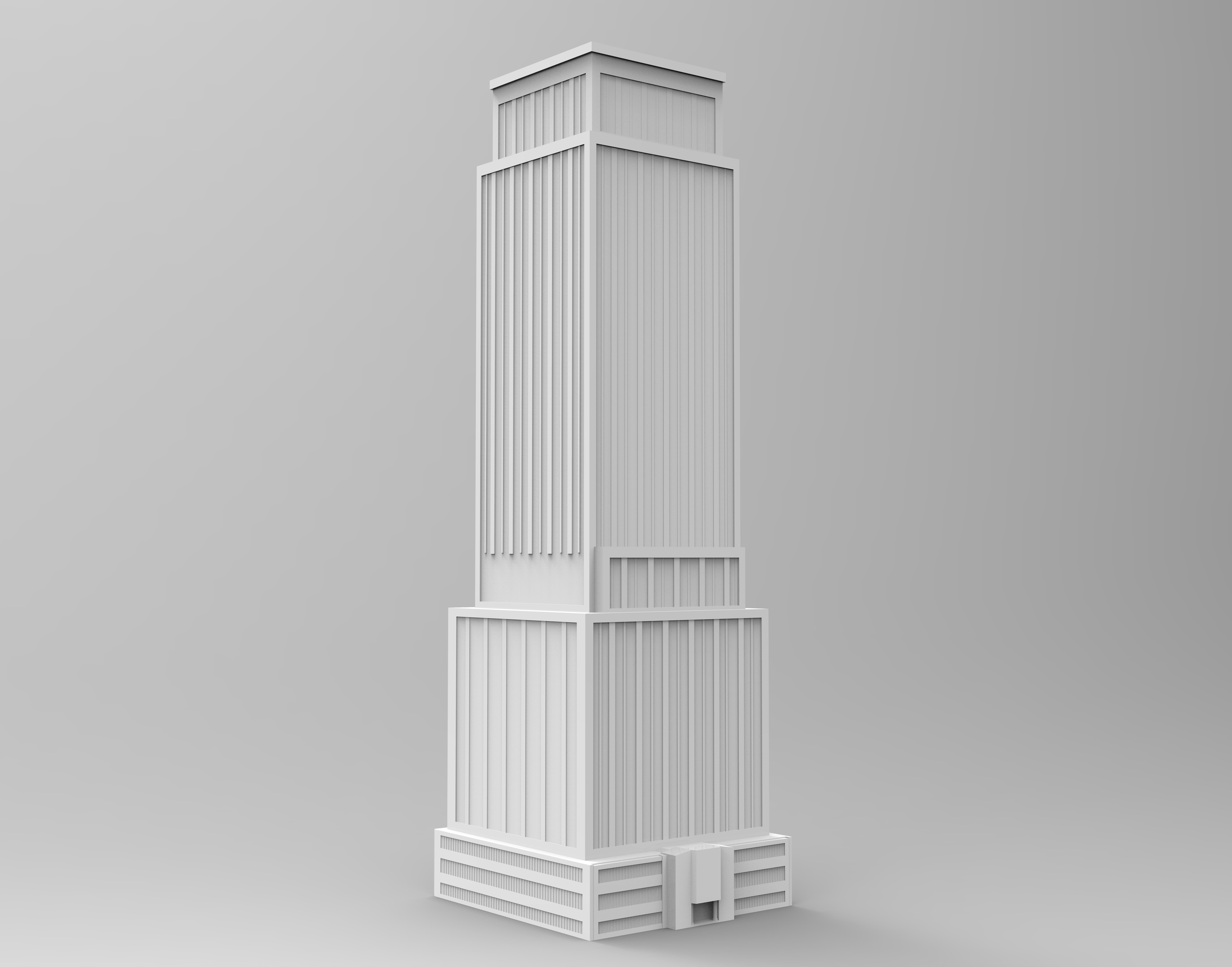 Building package Low-poly 3D model_10