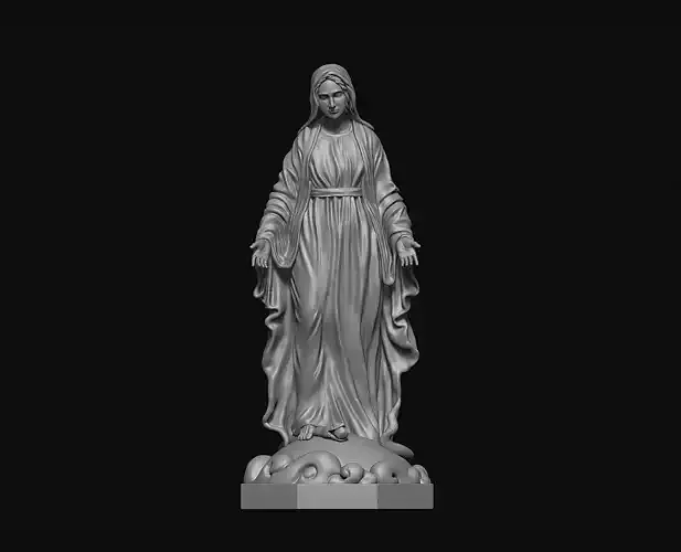 Virgin Mary  3D print model