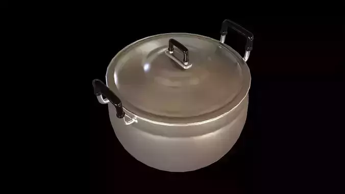 aluminium pot
