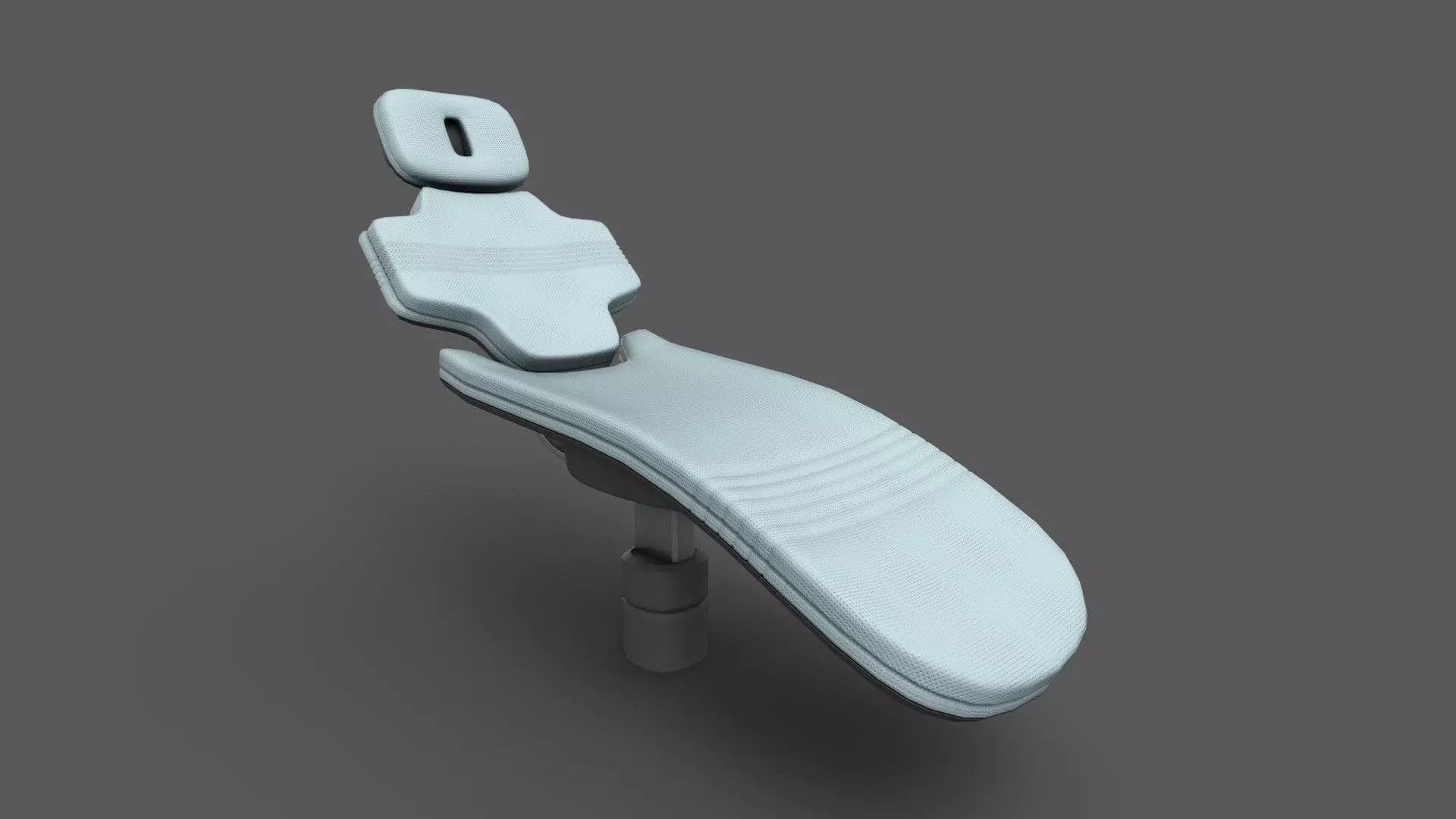 Futuristic Medical Chair Low-poly 3D model_0