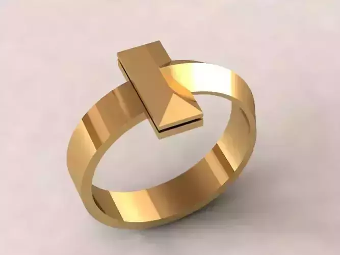 T shaped ring