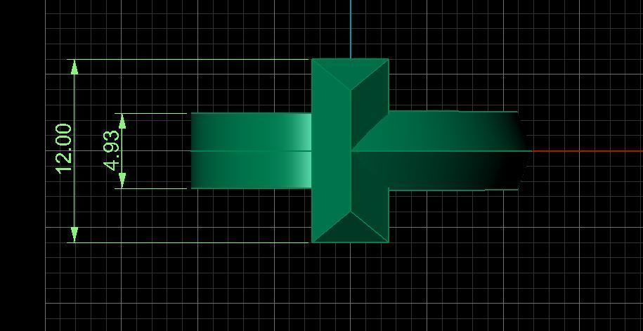 T shaped ring 3D print model_4