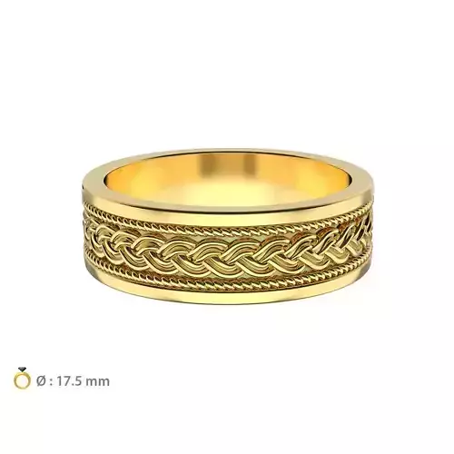 N100 Woman knot wedding ring