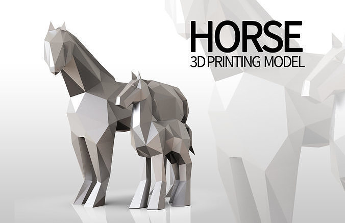 HORSE Miniature 3D print model