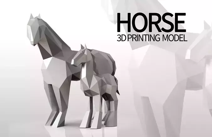 HORSE Miniature 3D print model