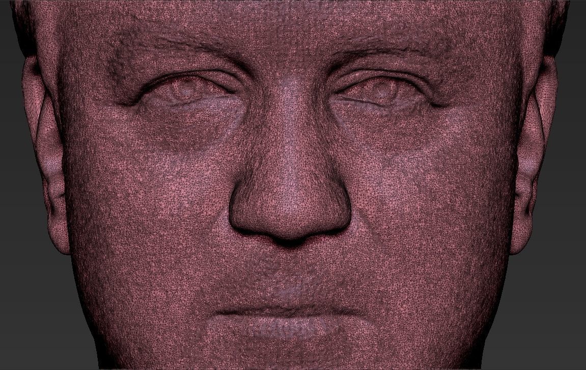 David Cameron bust 3D printing ready stl obj formats 3D print model_32