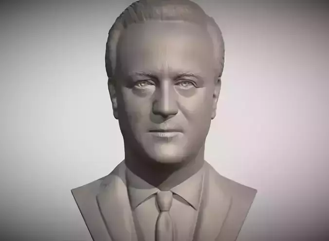 David Cameron bust 3D printing ready stl obj formats 3D print model