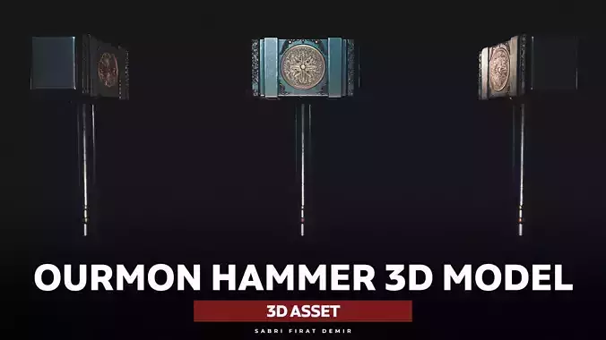 Ourmon Hammer - Low Polygon - PBR