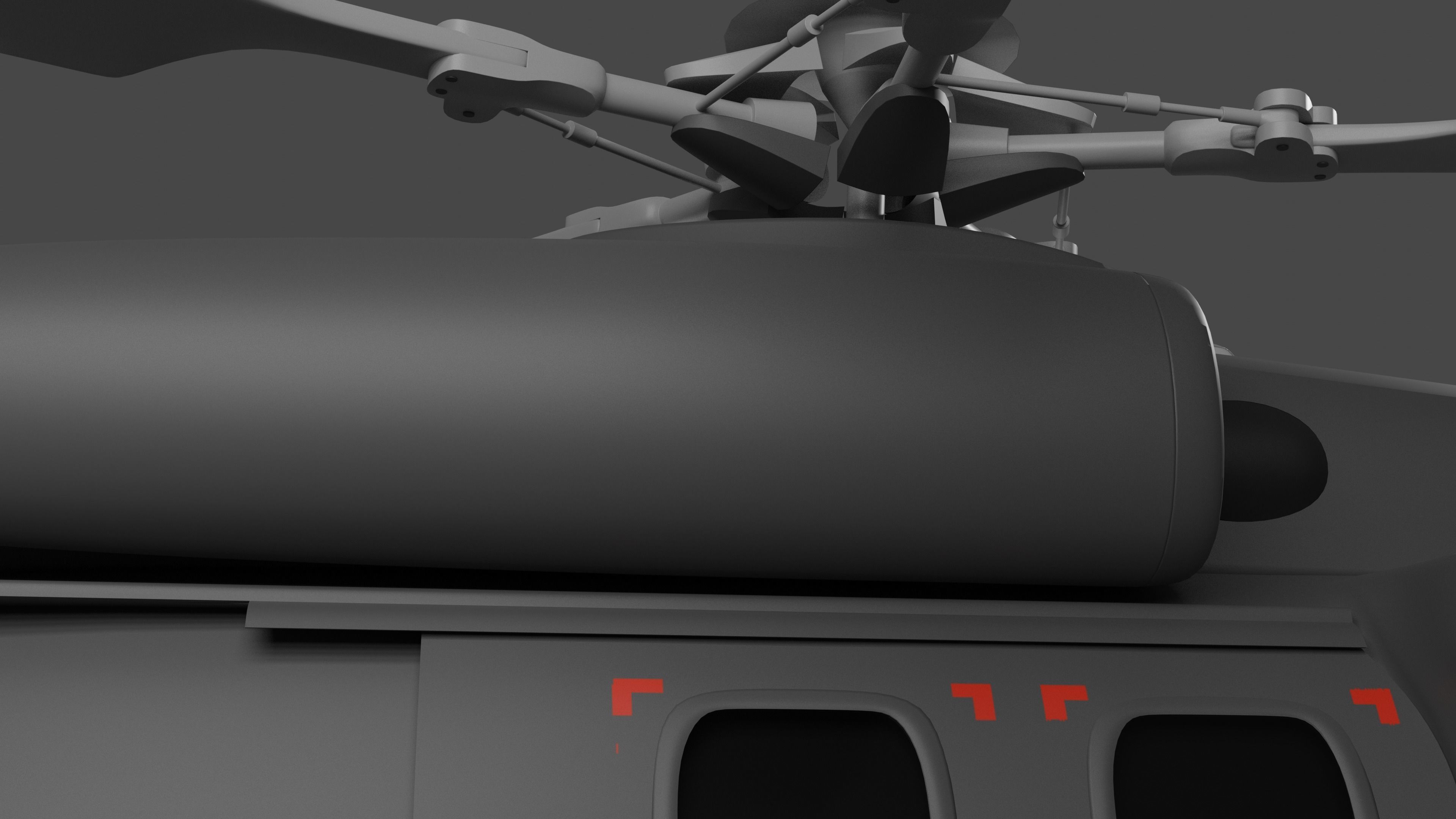 Harbin Z-20 - THE CHINESE BLACK HAWK - 3D model_7