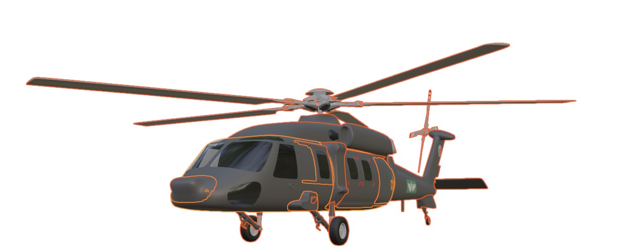 Harbin Z-20 - THE CHINESE BLACK HAWK - 3D model_50