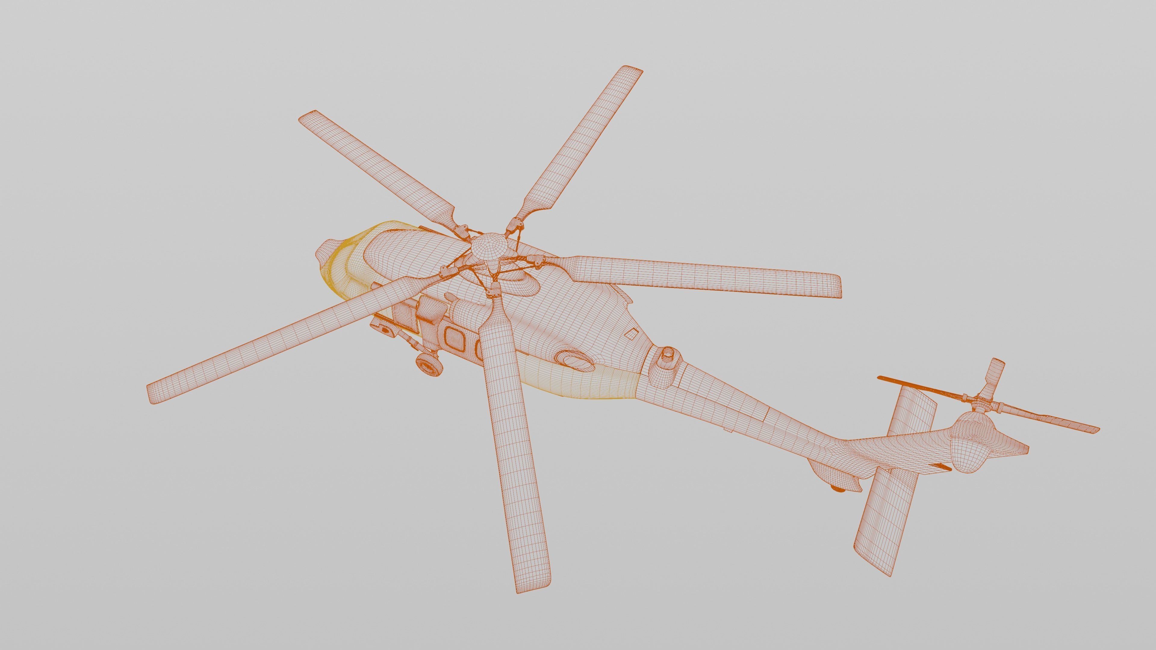 Harbin Z-20 - THE CHINESE BLACK HAWK - 3D model_38