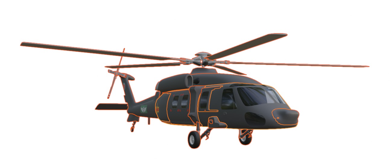 Harbin Z-20 - THE CHINESE BLACK HAWK - 3D model_48
