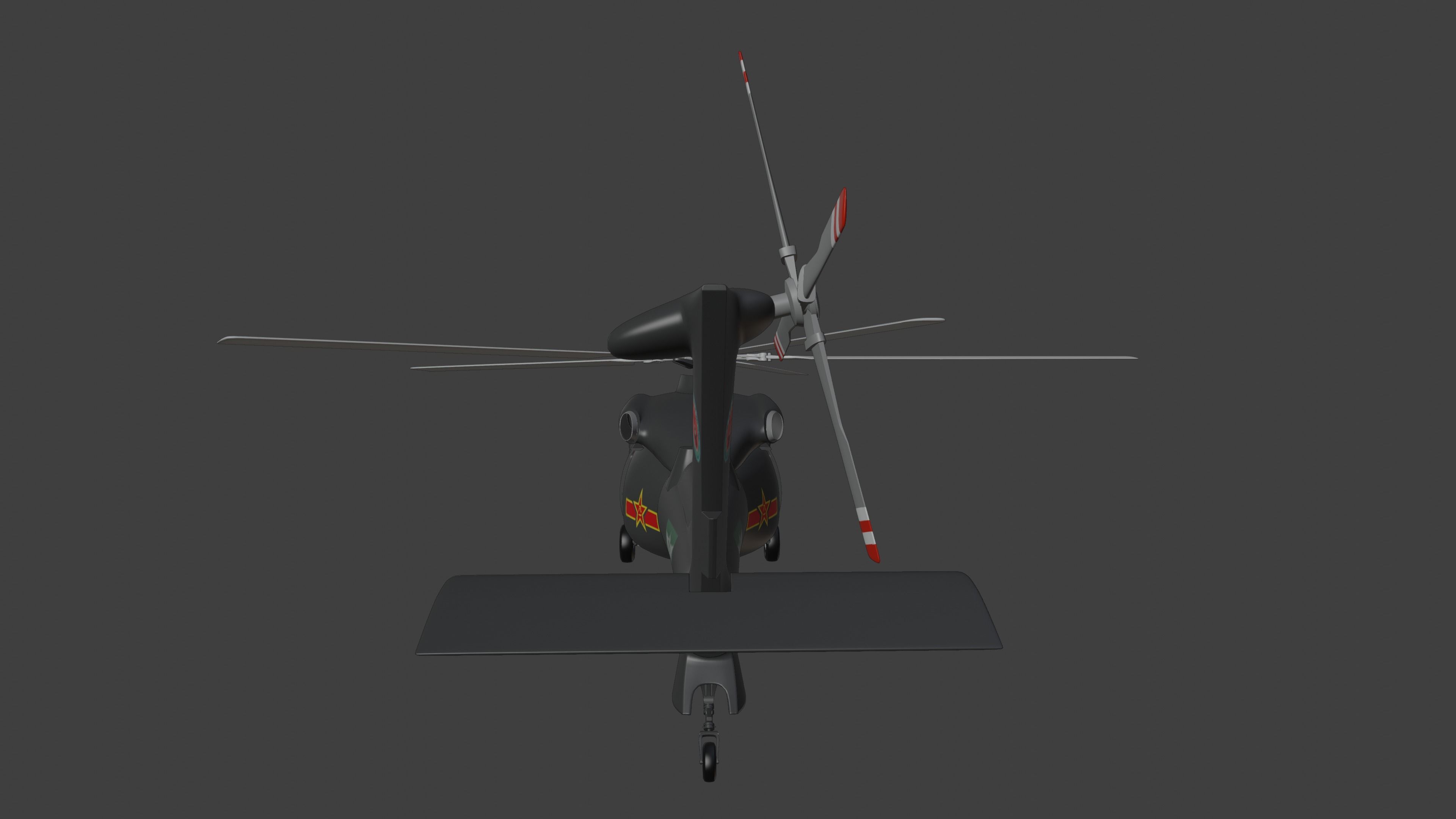 Harbin Z-20 - THE CHINESE BLACK HAWK - 3D model_5