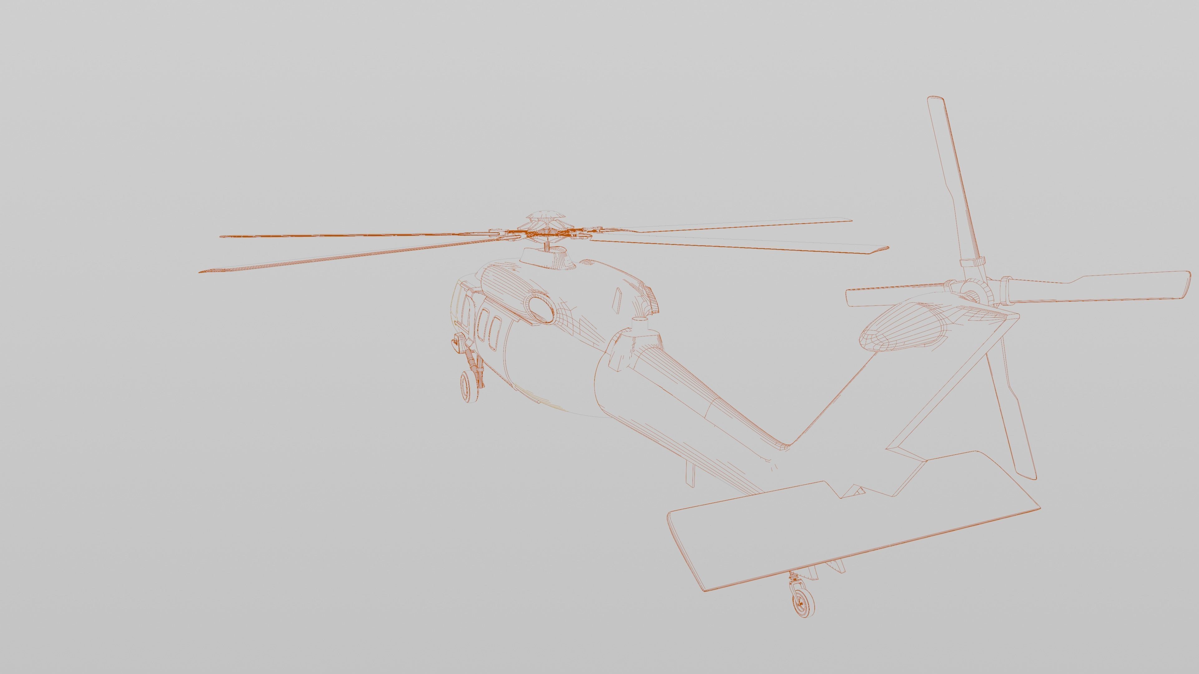 Harbin Z-20 - THE CHINESE BLACK HAWK - 3D model_36