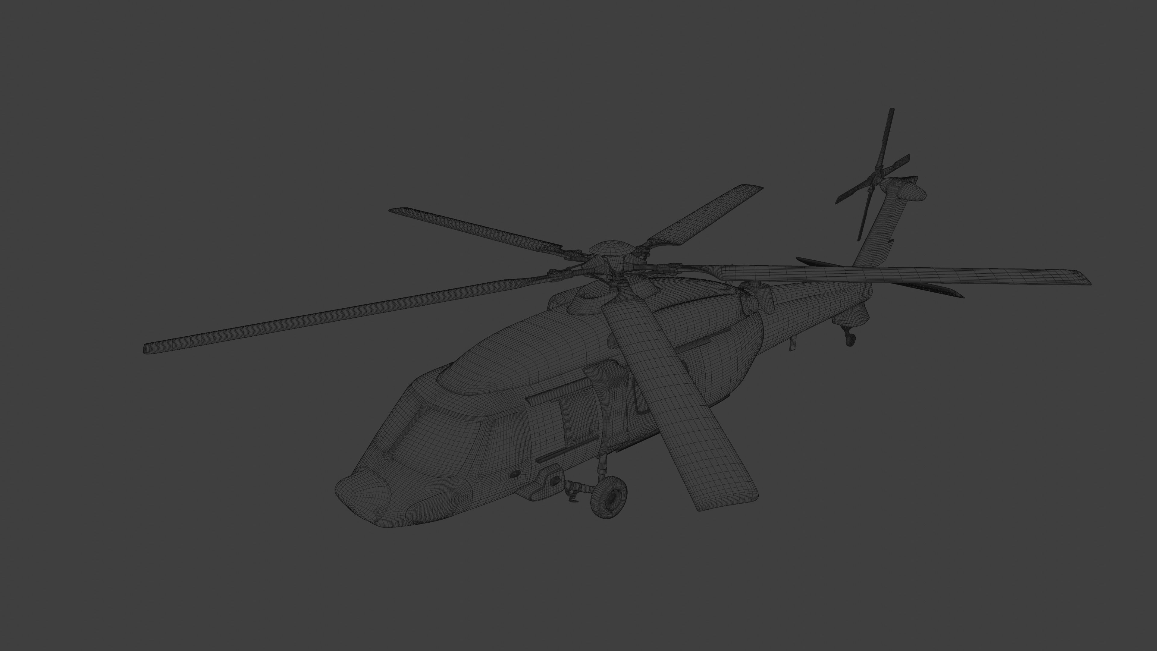 Harbin Z-20 - THE CHINESE BLACK HAWK - 3D model_10