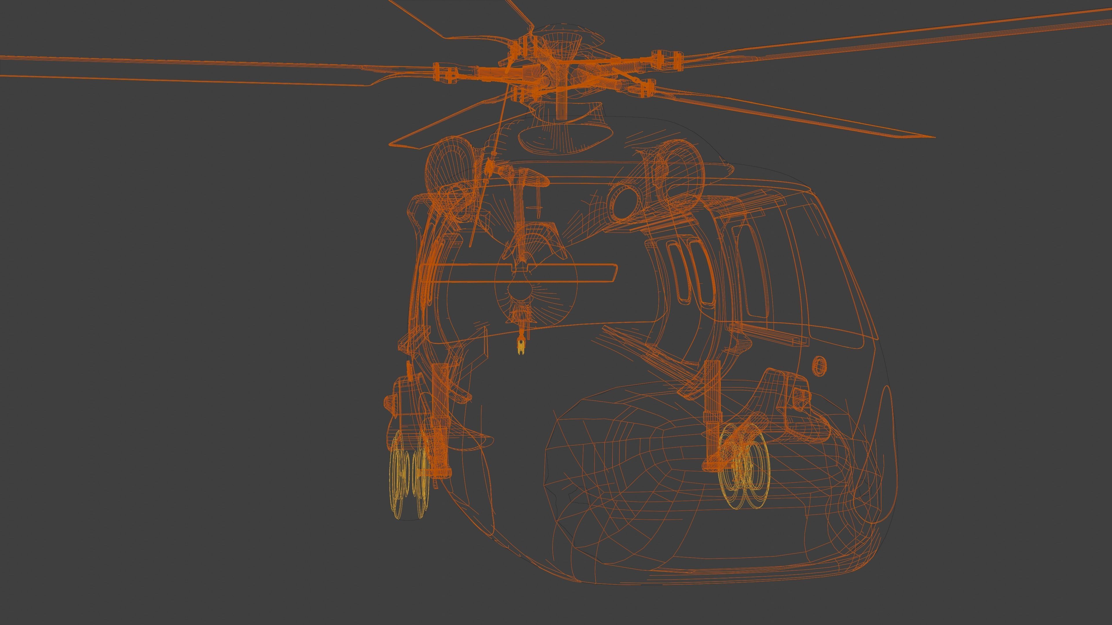 Harbin Z-20 - THE CHINESE BLACK HAWK - 3D model_13