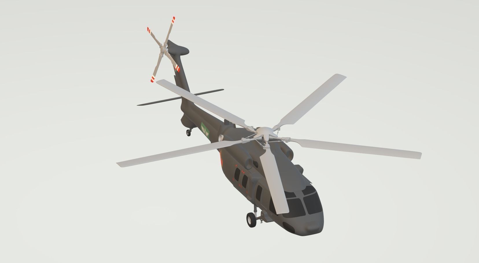 Harbin Z-20 - THE CHINESE BLACK HAWK - 3D model_21