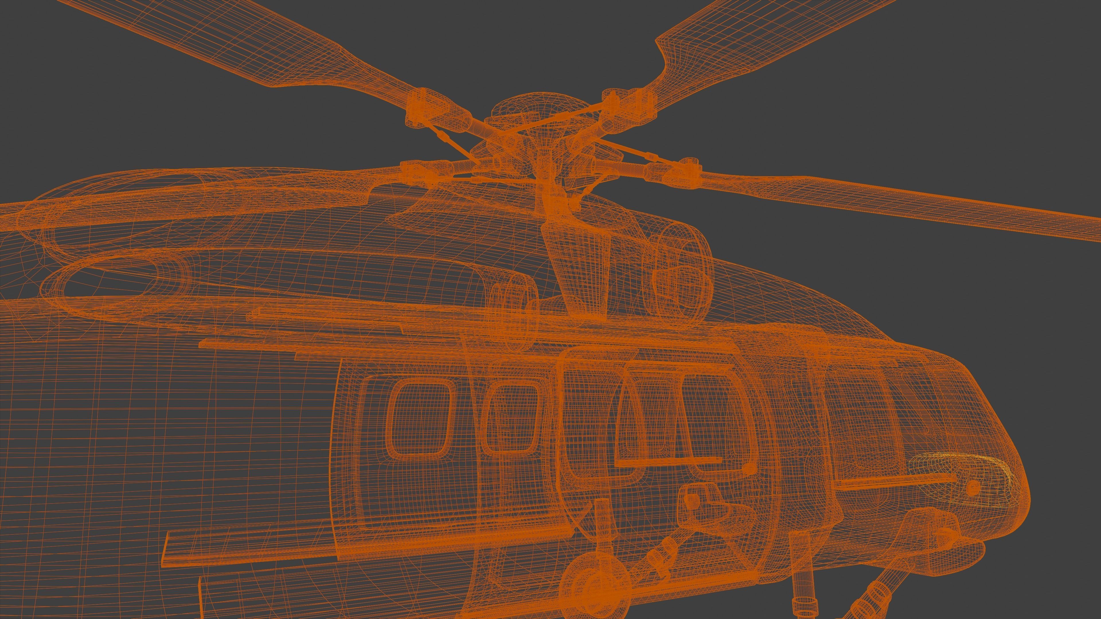 Harbin Z-20 - THE CHINESE BLACK HAWK - 3D model_15